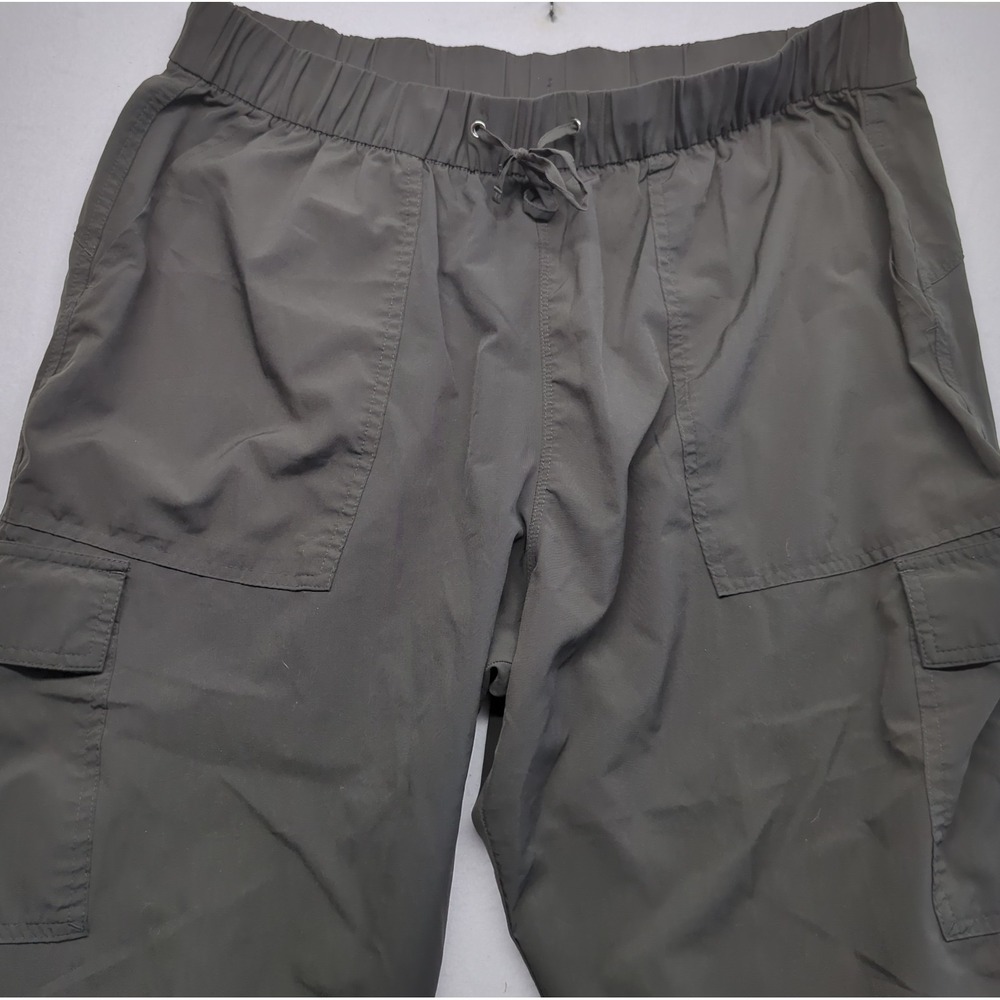 Old Navy Womens XL Extra High Waisted Stretch Tech Cargo Jogger Pants Army Green
